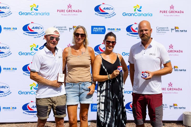 Helios - ARC+ 2024 Prizegiving photo copyright Arthur Daniel taken at  and featuring the Cruising Yacht class
