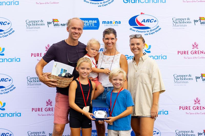 Salto - ARC+ 2024 Prizegiving photo copyright Arthur Daniel taken at  and featuring the Cruising Yacht class
