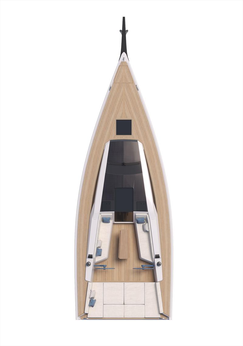 Grand Soleil Blue layout photo copyright Grand Soleil Yachts taken at  and featuring the Cruising Yacht class