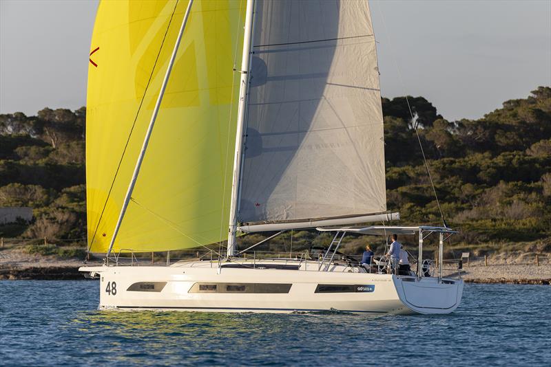 The new DUFOUR 48 from Dufour Yachts, off Palma de Mallorca, Spain on May 7 to 9 photo copyright Jean-Marie Liot / Dufour Yachts taken at  and featuring the Cruising Yacht class