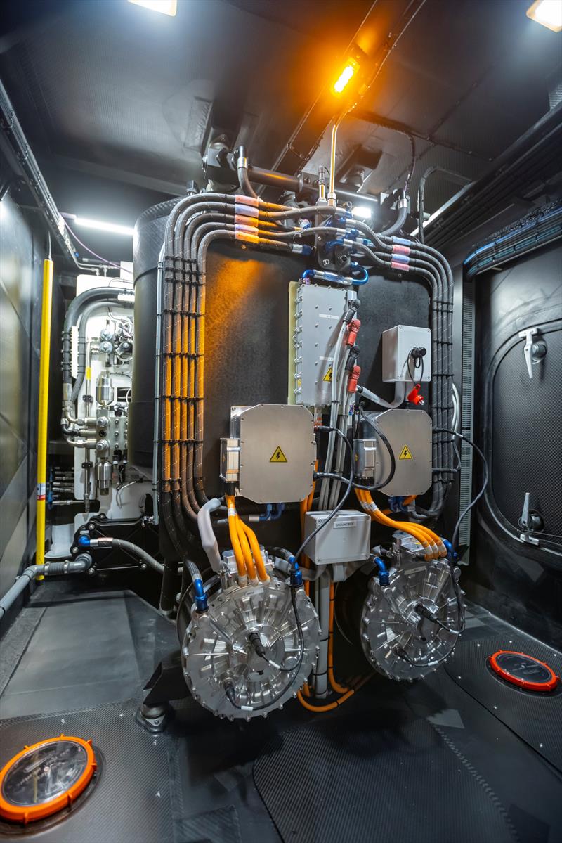 Helix electric motor technologies for ‘Magic Carpet e' high-performance yacht photo copyright Helix taken at  and featuring the Cruising Yacht class