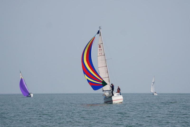 John Searle and Gareth Jones with a big lead on the water - Kippford Week at Solway photo copyright Finlay Train taken at Solway Yacht Club and featuring the Cruising Yacht class