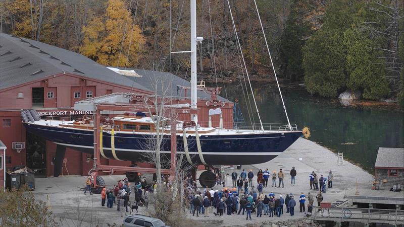 Rockport Marine launches Project Ouzel photo copyright Russell Kaye taken at  and featuring the Cruising Yacht class