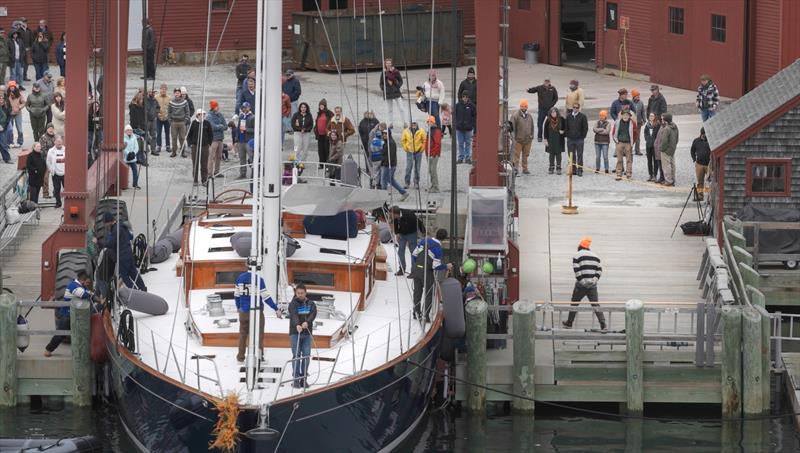 Rockport Marine launches Project Ouzel photo copyright Russell Kaye taken at  and featuring the Cruising Yacht class