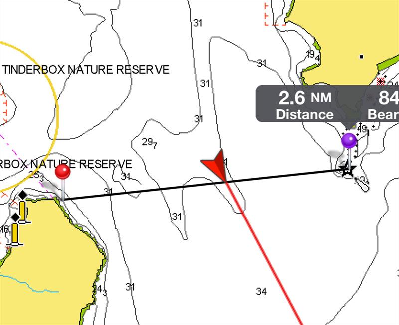 The start line for Blue Moon II - photo © Jack Allison