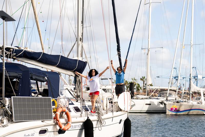 Crew of Relax as the Viking Explorers fleet departs from Las Palmas de Gran Canaria - photo © Viking Explorers