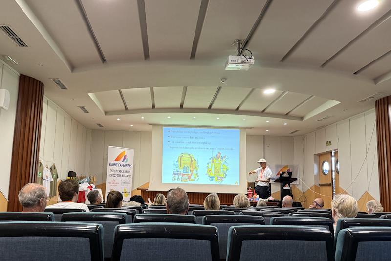 Safety Seminar by Oliver Heinrichs - Atlantic Crossing Preparation - photo © Viking Explorers Rally