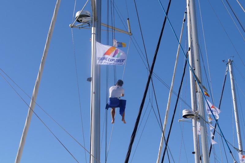 Rigging inspection - Atlantic Crossing Preparation - photo © Viking Explorers Rally