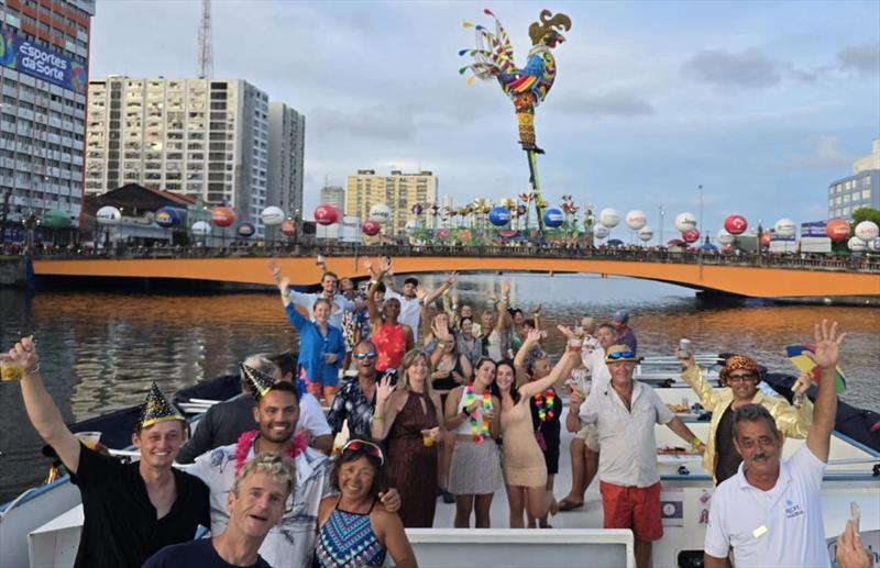 World ARC fleet celebrating carnival in Recife, Brazil - photo © World Cruising Club