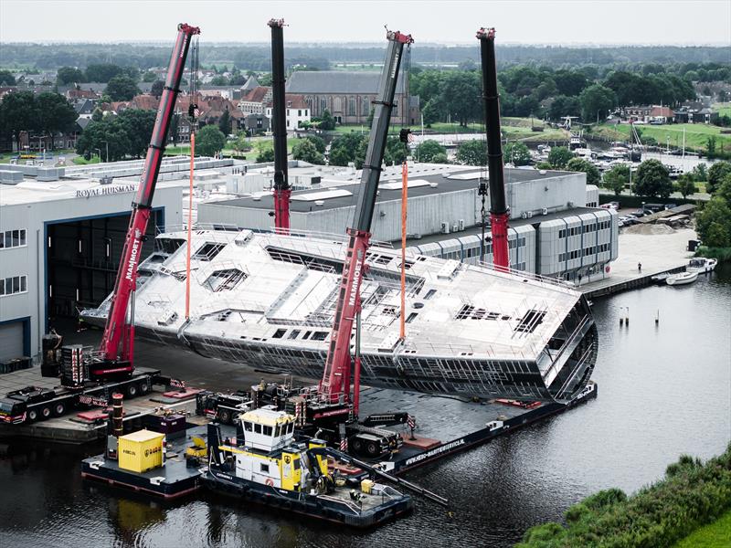 Royal Huisman's 85m (280ft) Project 410 - photo © Royal Huisman