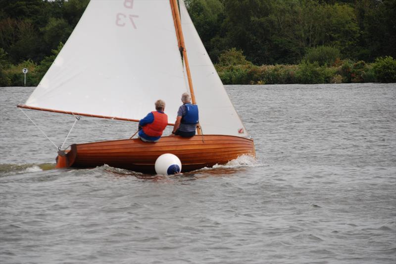 Condor starting the last race during the Classic and Vintage Dinghy Open at Norfolk Broads YC photo copyright Bill & Diana Webber taken at Norfolk Broads Yacht Club and featuring the Classic & Vintage Dinghy class