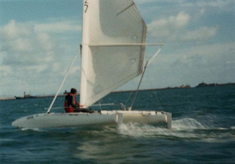 Auster at speed out on Weymouth Harbour - photo © Bratt family