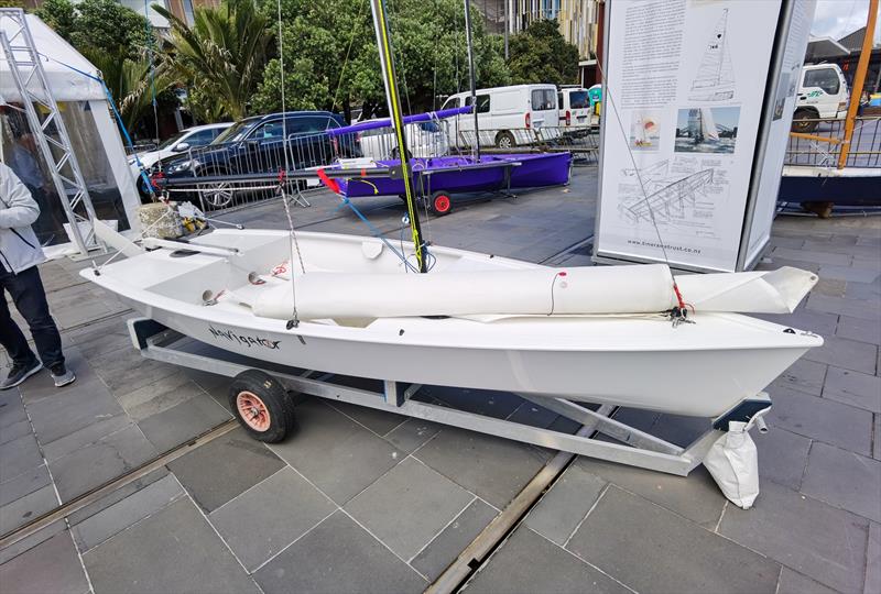 Jollyboat - John Spencer - the Plywood Magician - Exhibition - November 2020 - photo © Richard Gladwell / Sail-World.com