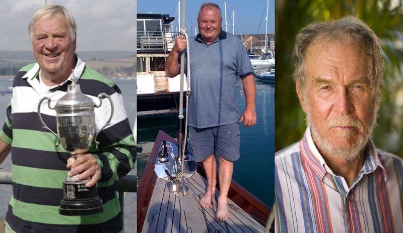 Three Lost (and great) Wise Men: Peter 'Spud' Rowsell, Graham Edwards, and Bruce Kirby photo copyright SW taken at  and featuring the Classic & Vintage Dinghy class