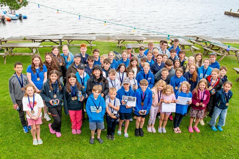 Prizewinners - North Region Youth & Junior Championship 2025 at Ullswater - photo © Dave Wood 