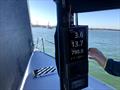 Forestay load data displayed onboard a J/111