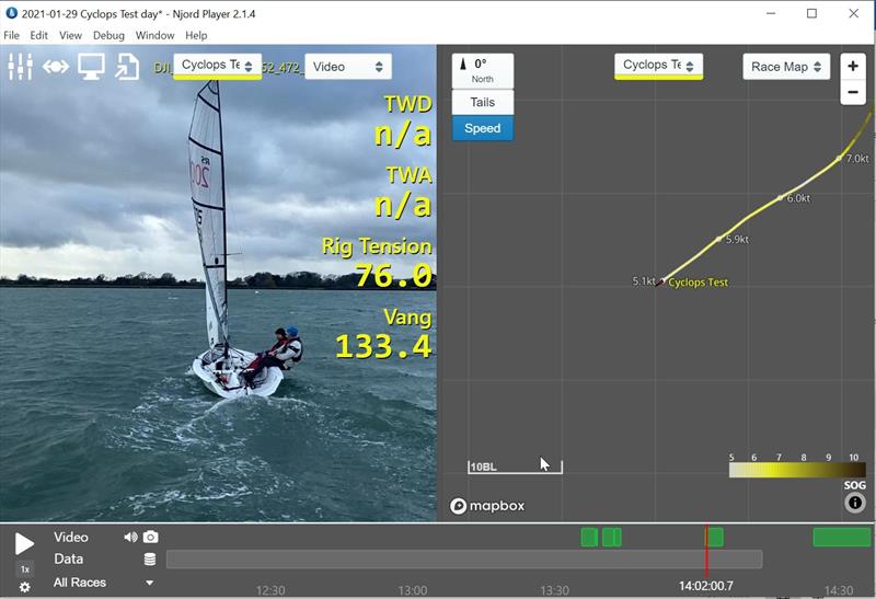 Njord Analytics & Cyclops Marine augmented video screenshot photo copyright Cyclops Marine / Njord Analytics taken at  and featuring the  class