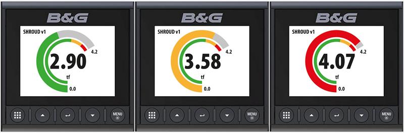 Warning dials photo copyright B&G taken at  and featuring the  class