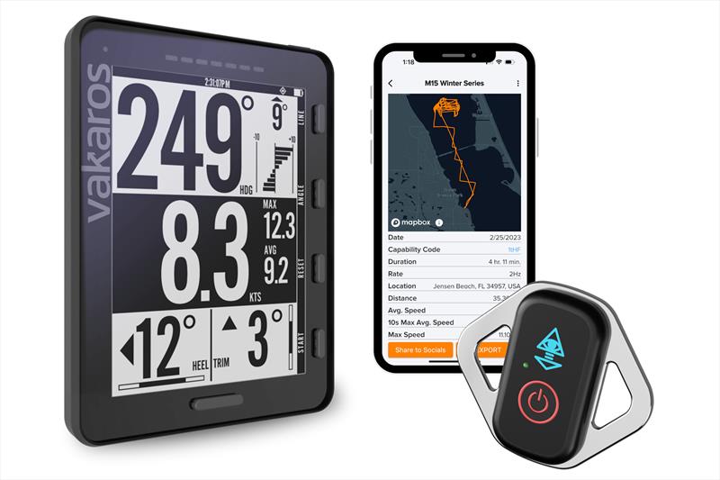 Vakaros instrumentation integration - photo © Cyclops Marine