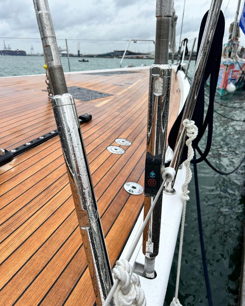 Cyclops smarttune wireless load sensor onboard Oyster 595 photo copyright Cyclops Marine taken at  and featuring the  class