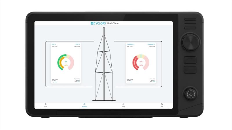 Dock Tune Display (for illustrative purposes) - photo © Cyclops Marine