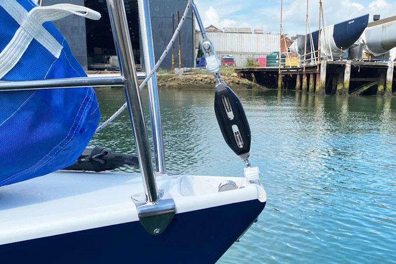 Pacifist uses a Cyclops load sensor on the forestay - photo © Cyclops Marine
