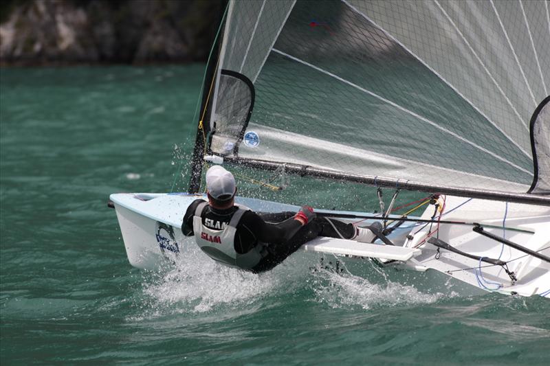 Tom Slingsby leads on day 3 of the D-One Gold Cup photo copyright Francois Richard taken at  and featuring the D-One class