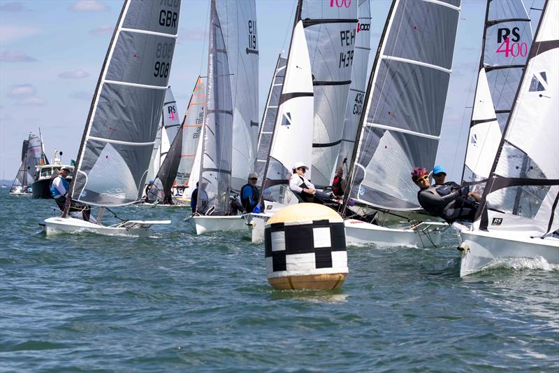 Fleet start during the Lymington Dinghy Regatta 2022 - photo © Tim Olin / www.olinphoto.co.uk