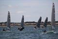 Action at the mark on day 1 - Harken D-Zero National Championships at Lee-on-the-Solent © Jamie Robinson