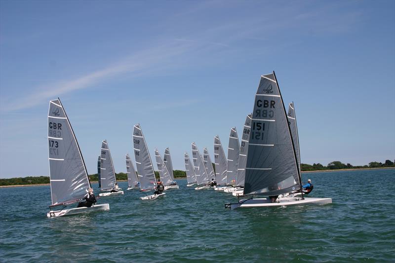 Morgan Sails D-Zero Southern Circuit at Emsworth Slipper photo copyright David Valentine taken at Emsworth Slipper Sailing Club and featuring the D-Zero class