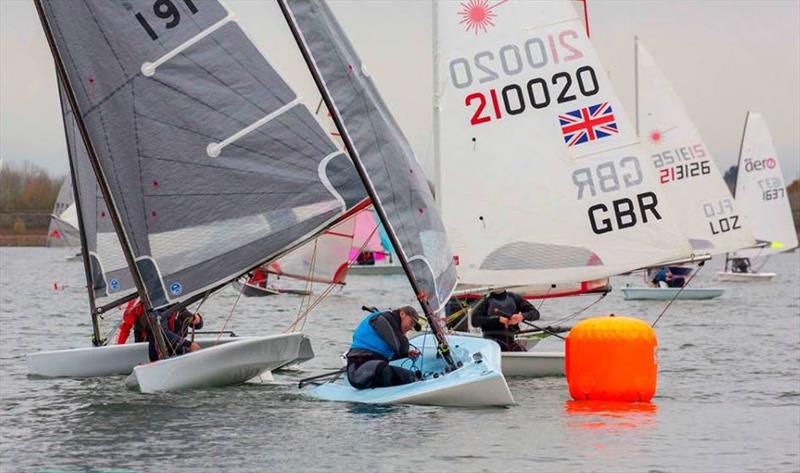 Gybe mark during the Fernhurst Books Draycote Dash - photo © Tim Olin / www.olinphoto.co.uk