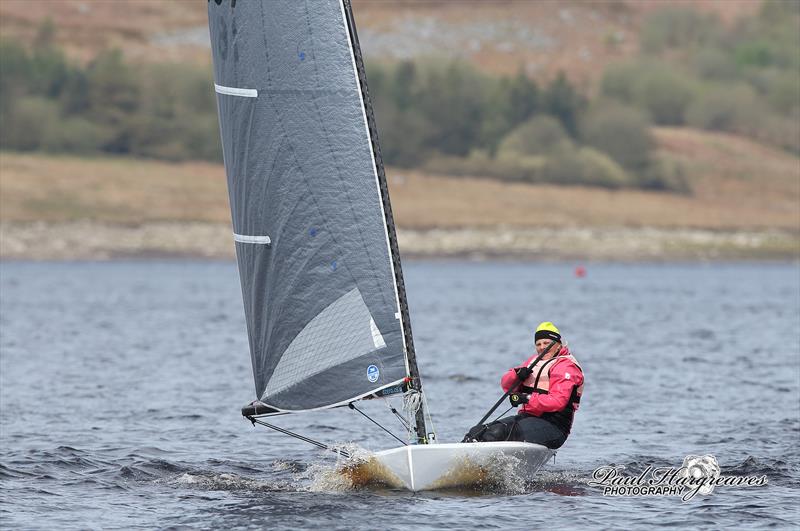 D-Zero carving through the tea at Yorkshire Dales photo copyright Paul Hargreaves taken at Yorkshire Dales Sailing Club and featuring the D-Zero class