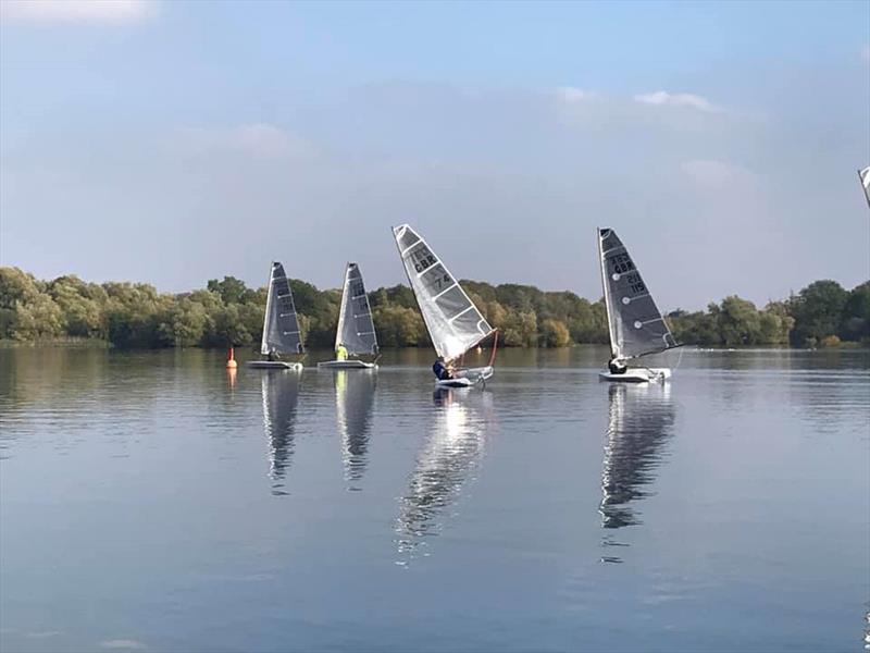 Surrey Copper Distillery D-Zero Open at Hunts photo copyright Adrian Savage taken at Hunts Sailing Club and featuring the D-Zero class