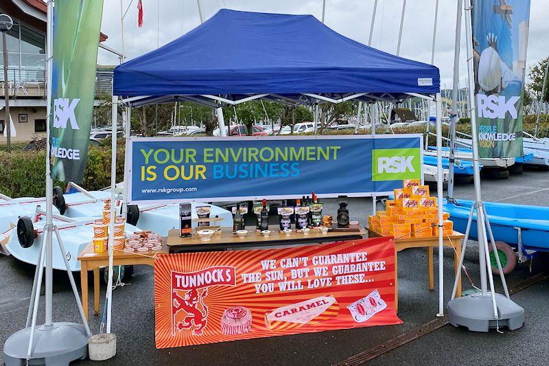 Thanks to our sponsors - RSK and Tunnock's - for the RSK D-Zero National Championship at Largs photo copyright Martin Latimer taken at Largs Sailing Club and featuring the D-Zero class