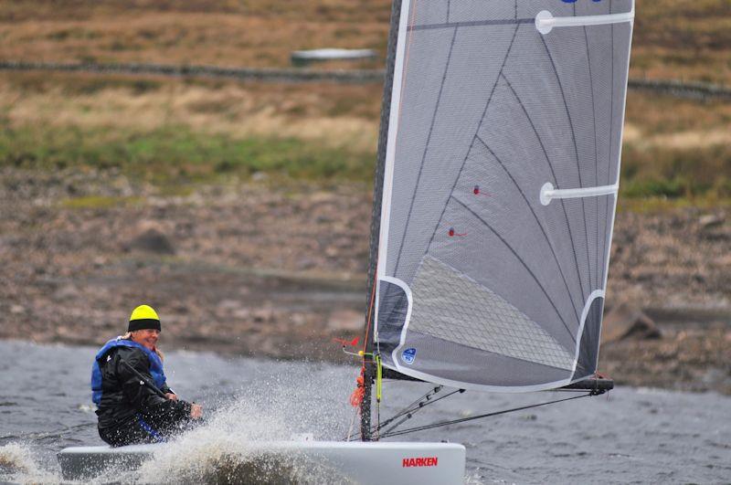 Zippy Zero and Liz Potter in the D-Zero Northern Championships at Yorkshire Dales  - photo © Alice Carter