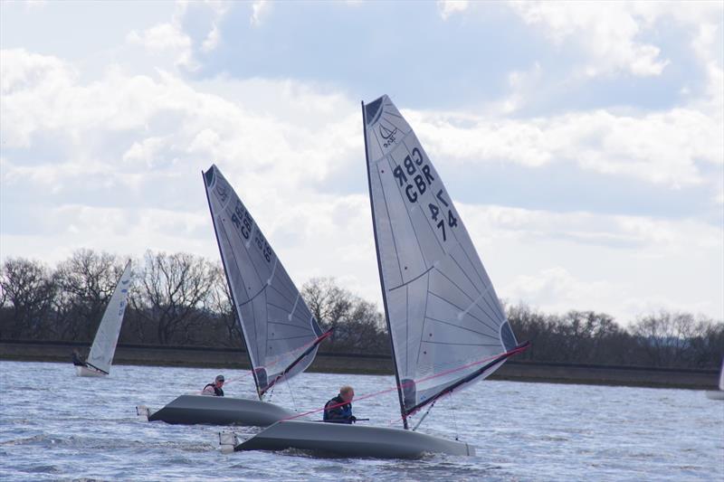 D-Zeros at Bough Beech photo copyright Martyn Smith taken at Bough Beech Sailing Club and featuring the D-Zero class
