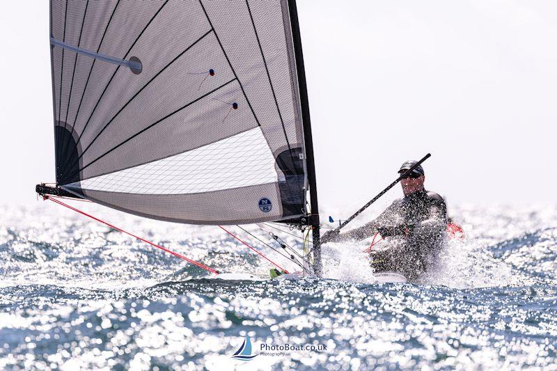 David Valentine (the Tin Man) - Barracuda Bay D-Zero Nationals at Brixham photo copyright Georgie Altham / www.facebook.com/galthamphotography taken at Brixham Yacht Club and featuring the D-Zero class