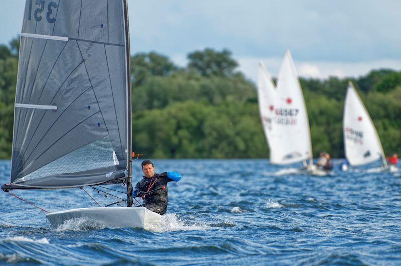 Colin Glover was first in the D-Zero fleet in the Gill Summer Series at Grafham Water photo copyright Paul Sanwell / OPP taken at Grafham Water Sailing Club and featuring the D-Zero class