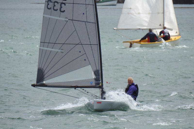 Zippy Zero reaching off Caernarfon, day 4 - Menai Strait Regattas photo copyright Ian Bradley taken at Royal Welsh Yacht Club and featuring the D-Zero class