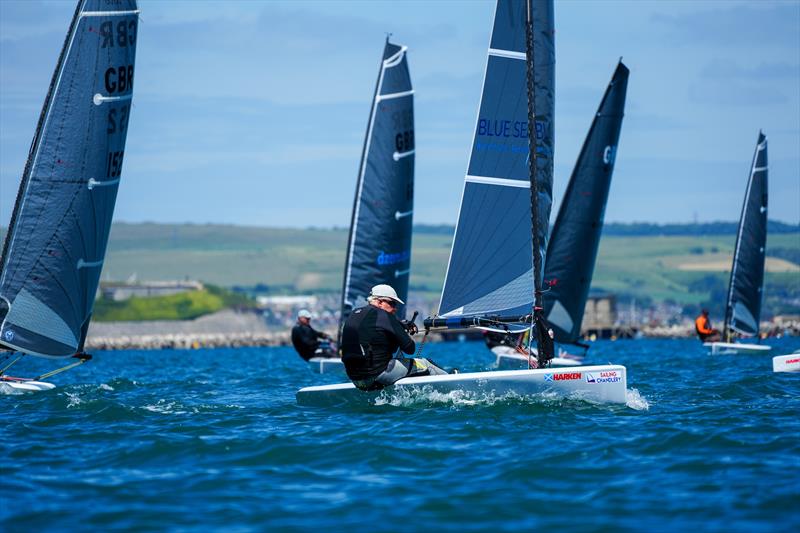 Day 4 - Sailing Chandlery Devoti Sailing D-Zero Europeans and UK Nationals at the WPNSA photo copyright Lotte Johnson / www.lottejohnson.com taken at Weymouth & Portland Sailing Academy and featuring the D-Zero class