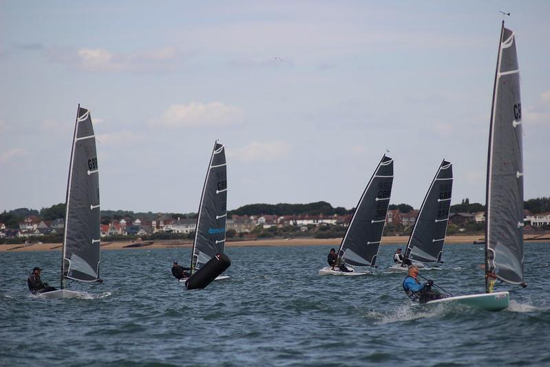 Action at the mark on day 1 - Harken D-Zero National Championships at Lee-on-the-Solent - photo © Jamie Robinson