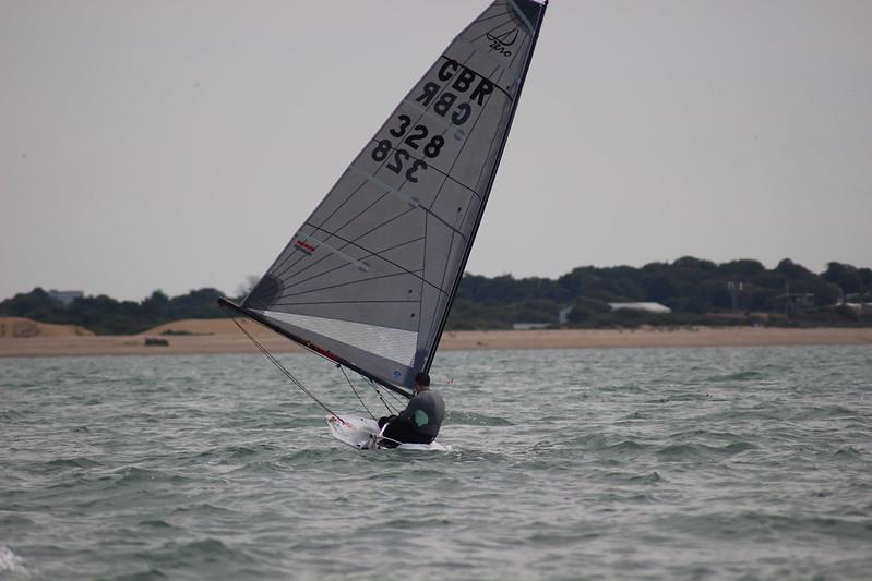Ian Baille leads on day 1 - Harken D-Zero National Championships at Lee-on-the-Solent - photo © Jamie Robinson