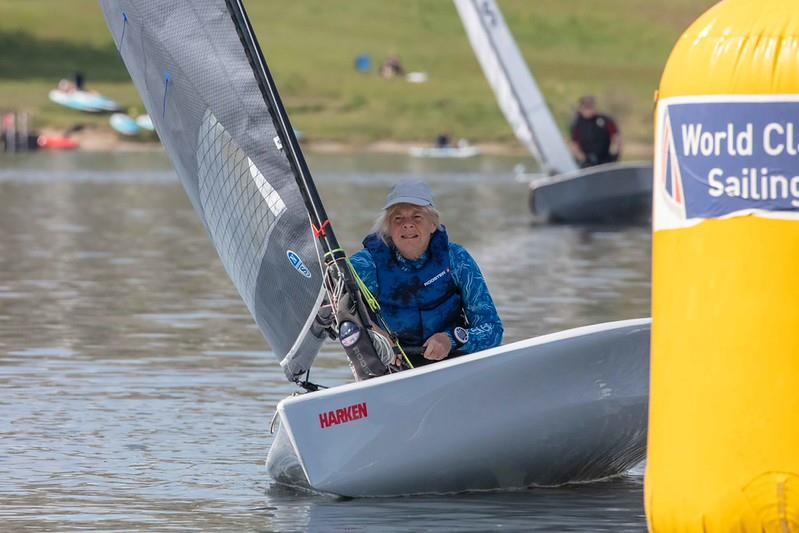 Liz Potter during the Ullswater Magic Marine Daffodil Regatta 2026 photo copyright Tim Olin / www.olinphoto.co.uk taken at Ullswater Yacht Club and featuring the D-Zero class