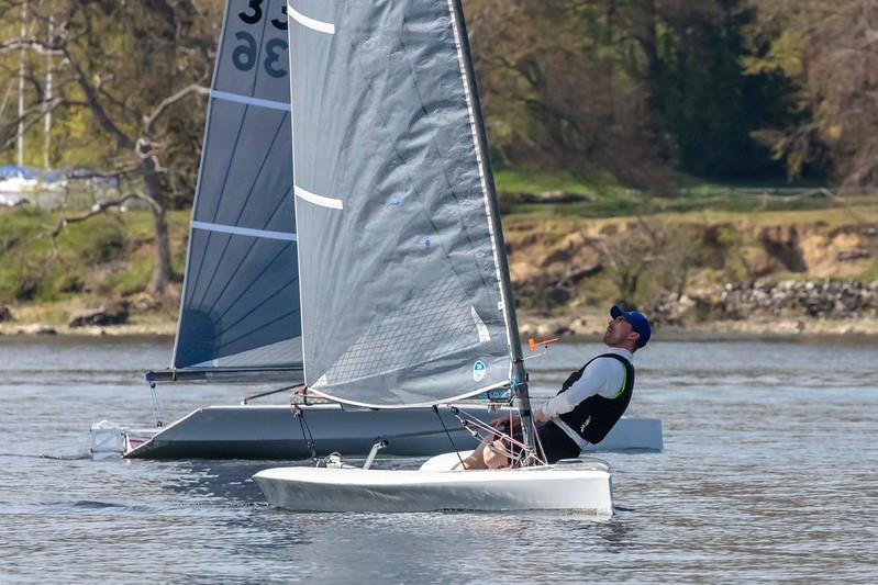 Wil Hitchman and Ian Baillie during the Ullswater Magic Marine Daffodil Regatta 2026 photo copyright Tim Olin / www.olinphoto.co.uk taken at Ullswater Yacht Club and featuring the D-Zero class