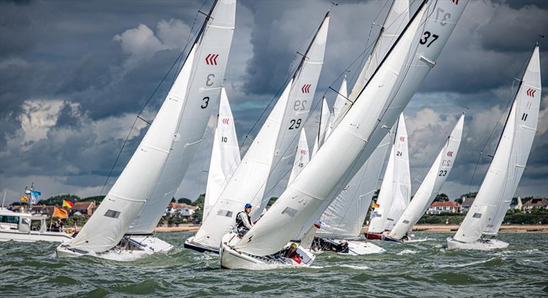 Daring start at Cowes Classics Week 2022 - photo © Tim Jeffreys Photography