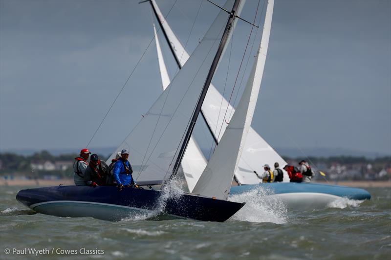 Cowes Classics Regatta 2025 Day 3 - Defender, Daring 29 photo copyright Paul Wyeth / Cowes Classics taken at Royal London Yacht Club and featuring the Daring class