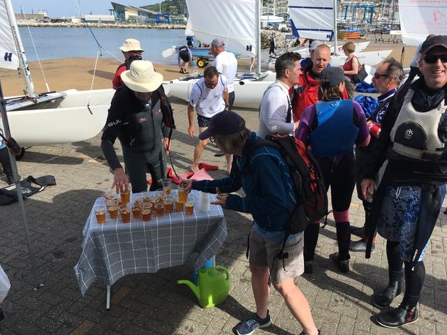 40th Anniversary Sprint 15 Nationals at the WPNSA photo copyright Peter Stephens taken at Weymouth & Portland Sailing Academy and featuring the Dart 15 class