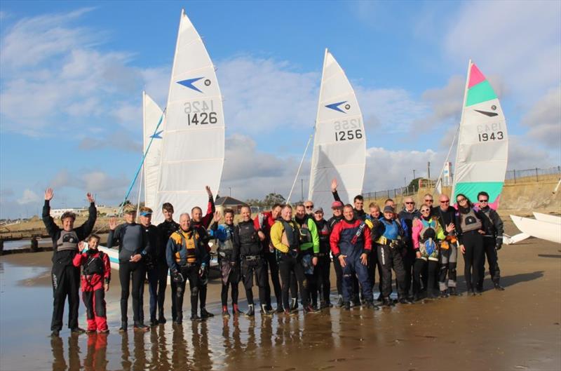 Sprint 15 Sport Nationals at Yaverland photo copyright Alan and Mary Howie-Wood taken at Yaverland Sailing & Boat Club and featuring the Dart 15 Sport class