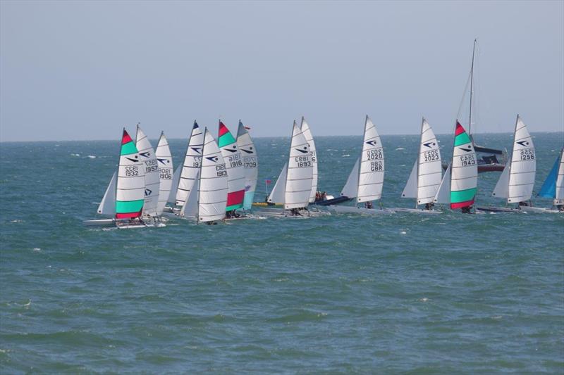 Race 2 of the Sprint 15 Sport Nationals at Yaverland - photo © Alan and Mary Howie-Wood