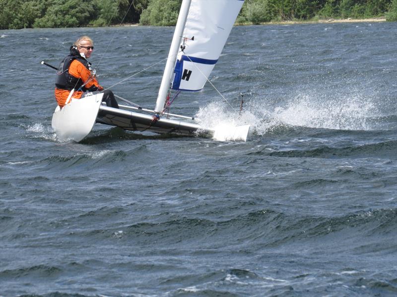 Sprint 15 TT at Draycote Water photo copyright Steve Pell taken at Draycote Water Sailing Club and featuring the Dart 15 class